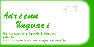 adrienn ungvari business card
